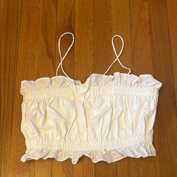 Wray Tops - Wray white Leigh top bandeau crop medium
